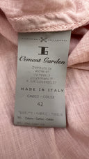 Camicia rosa colletto coreano Cement Garden