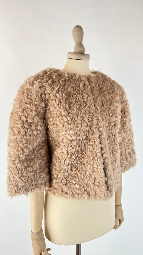 Eco pelliccia rosa