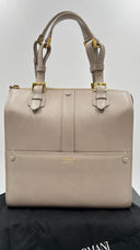 Bauletto "Borgonuovo" tortora GIORGIO ARMANI