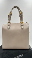 Bauletto "Borgonuovo" tortora GIORGIO ARMANI