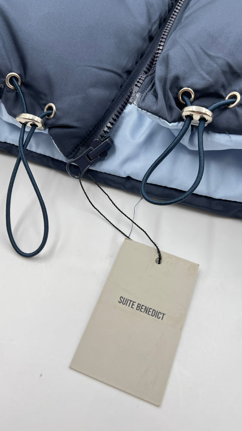 Gilet imbottito con cartellino