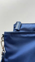 Borsa in nylon bluette