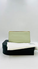 Borsa clutch verde menta Valextra