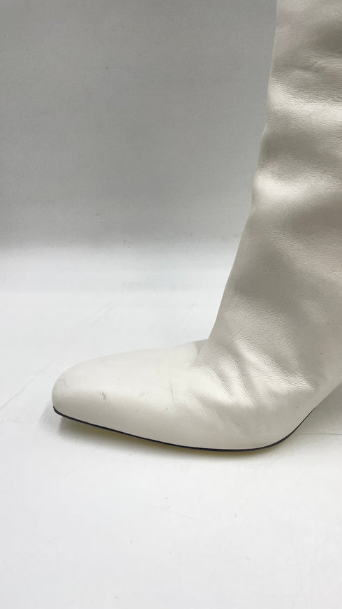 Stivali alti bianchi N.37