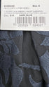 Abito corto in pizzo blu con cartellino