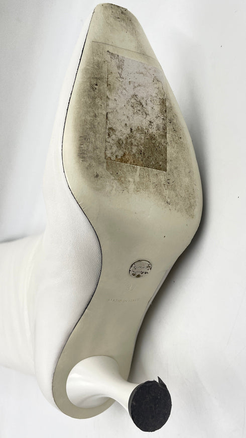 Stivali alti bianchi N.37