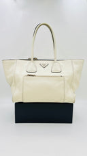 Borsa shopping panna PRADA