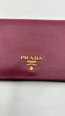 Portafoglio in pelle saffiano PRADA
