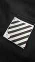 Camicia in pelle con cartellino