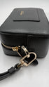 Pochette in pelle nera