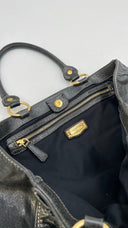 Borsa tote in pelle Miu Miu
