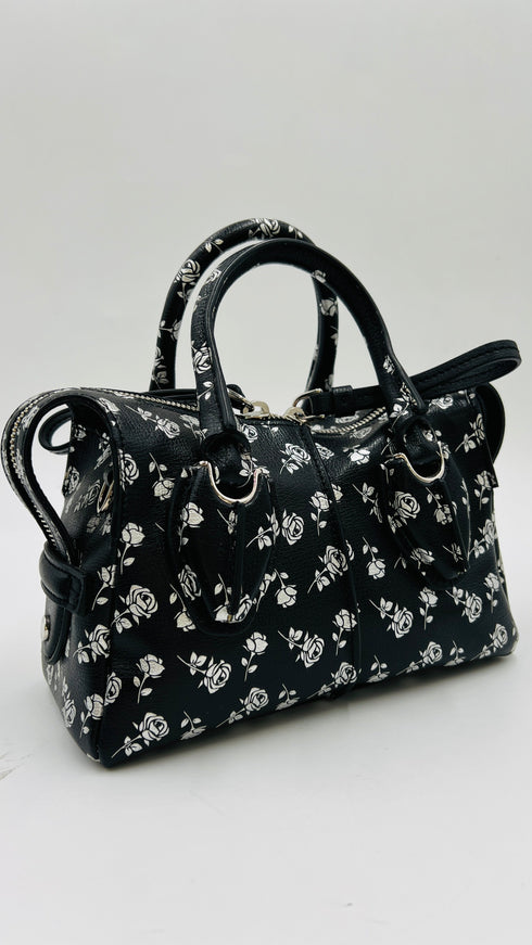 Borsa motivo rose