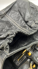 Borsa tote in pelle Miu Miu