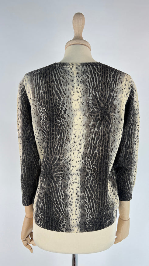 Maglia animalier lurex