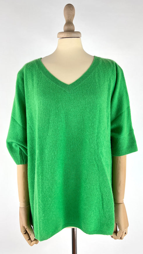 Maglia a V oversized