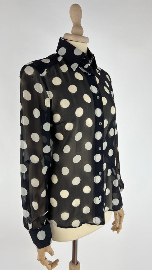 Camicia leggera a pois