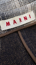 Giacca boxy tweed MARNI
