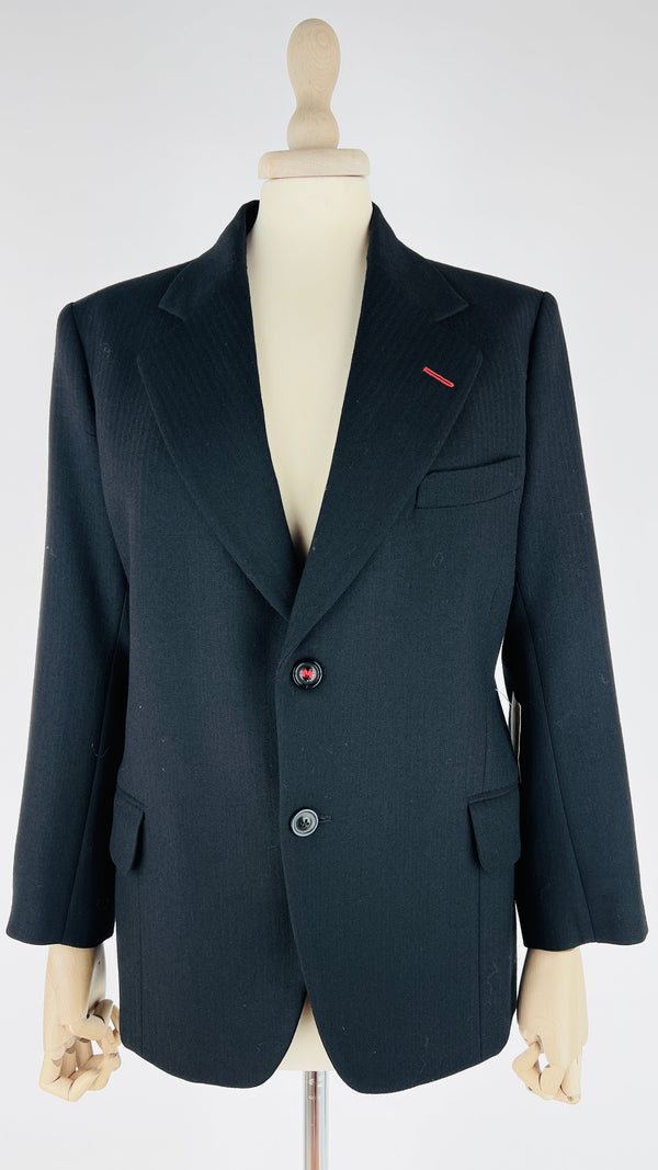 Blazer nero monopetto