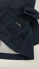 Giacca blu scuro con cintura WOOLRICH