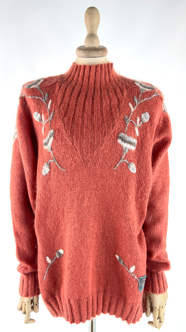 Maglione vintage spalline imbottite