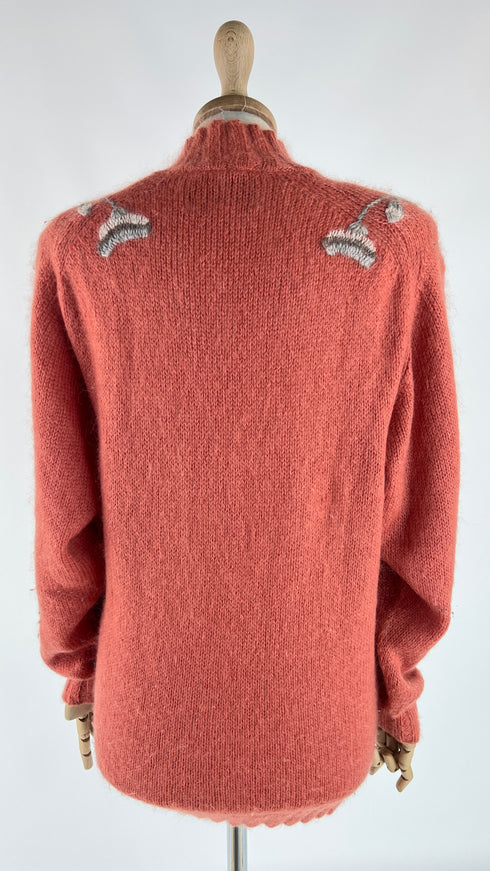 Maglione vintage spalline imbottite