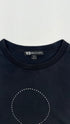 T-shirt girocollo ricamata