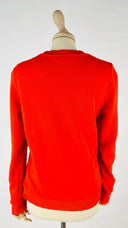 Felpa rossa con il logo KENZO