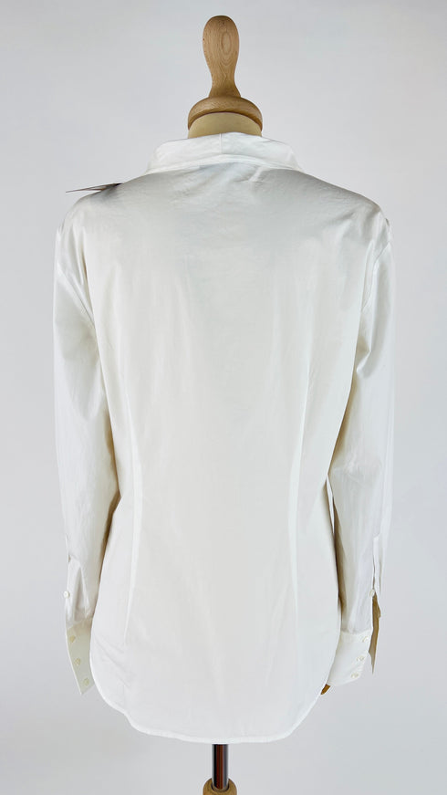 Camicia con fiocco in cotone