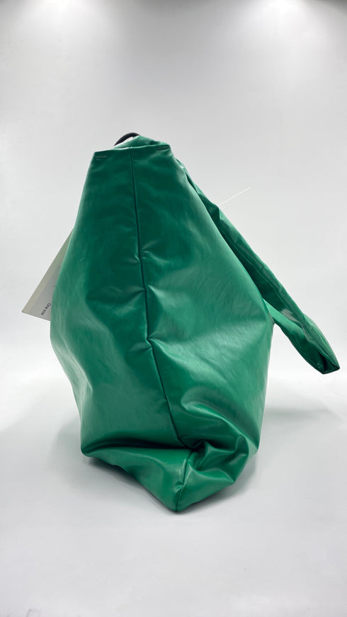 Borsa "Square Oil Green" con cartellino