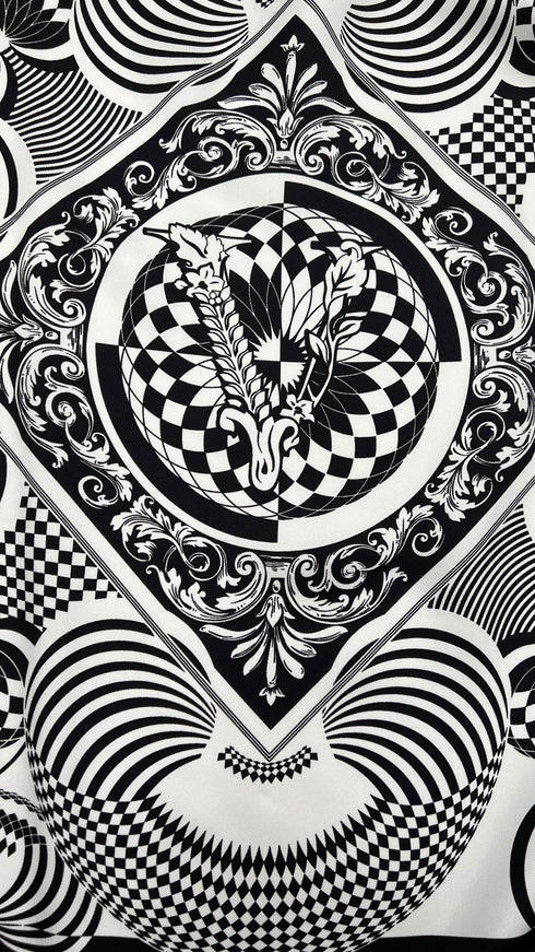 Camicia in seta broccata