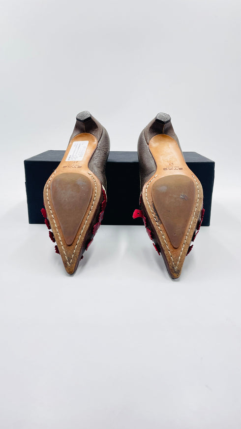 Décolleté inserti in cavallino N.37