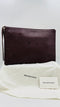 Cluch in pelle burgundy