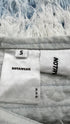 Minigonna denim sfrangiato