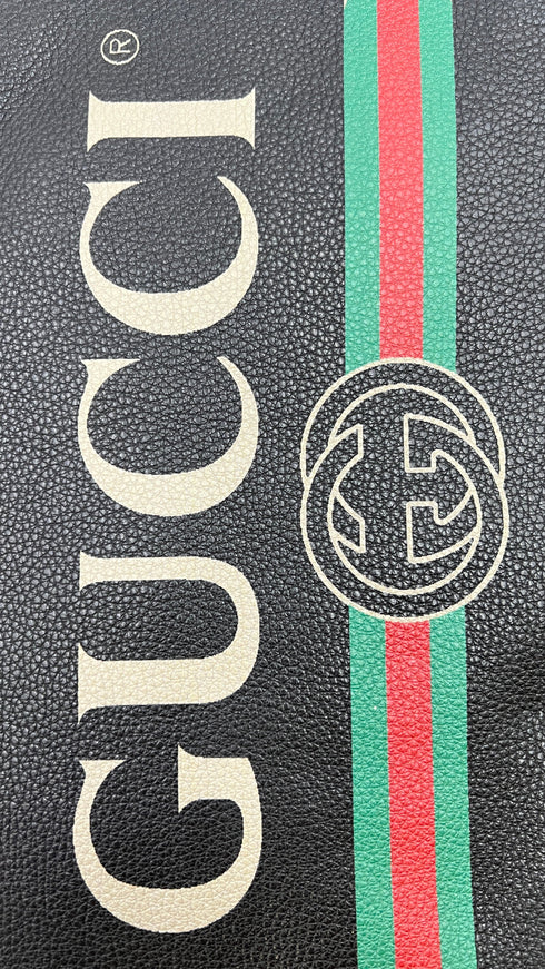 Pochette in pelle banda web