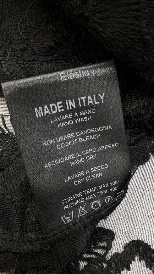 Cardigan di pizzo nero