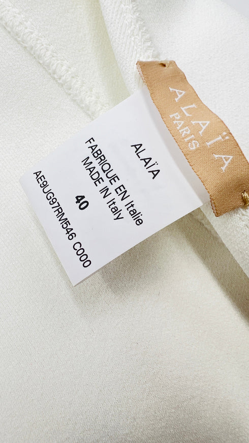 Body bianco con cartellino