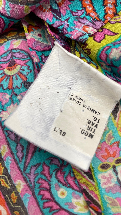 Camicia paisley in seta