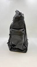 Borsa grande in pelle nera GUCCI