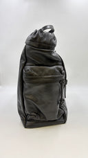 Borsa grande in pelle nera GUCCI