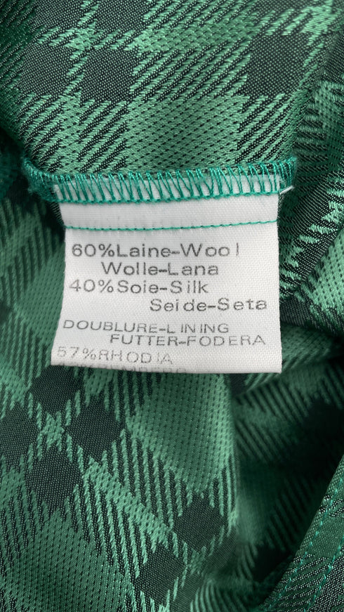 Camicia tartan lana-seta