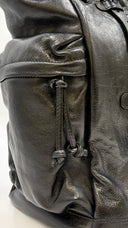 Borsa grande in pelle nera GUCCI