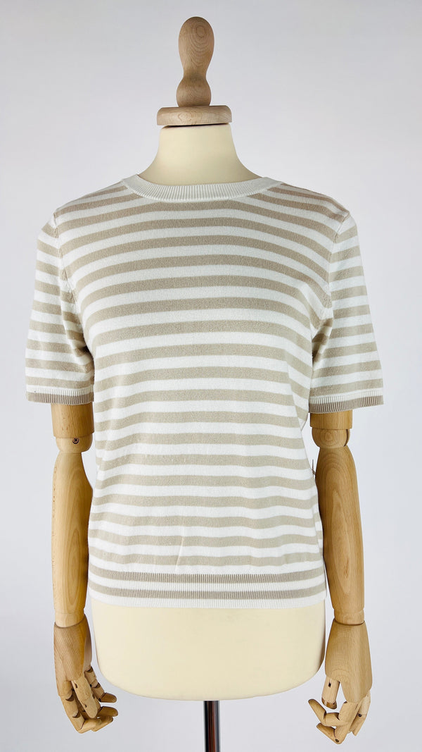 Maglia girocollo a righe