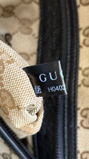 Borsa grande in pelle nera GUCCI