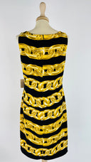 Tubino stampa a catene boutique moschino