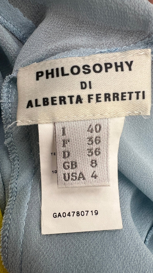 Abito slip dress in seta