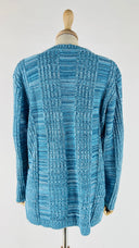 Maglia in cotone a fili blu Unsigned