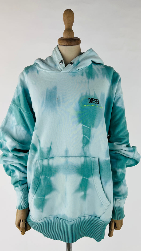 Felpa "tye -dye" verde