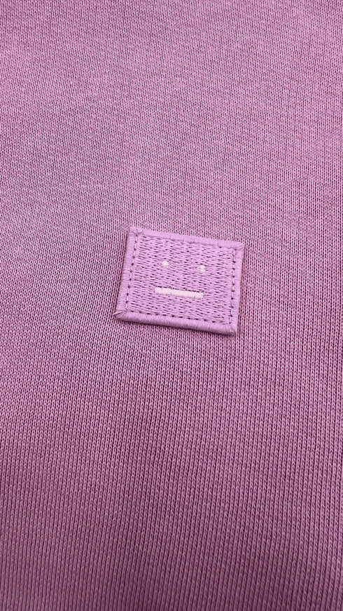 Felpa cropped in cotone
