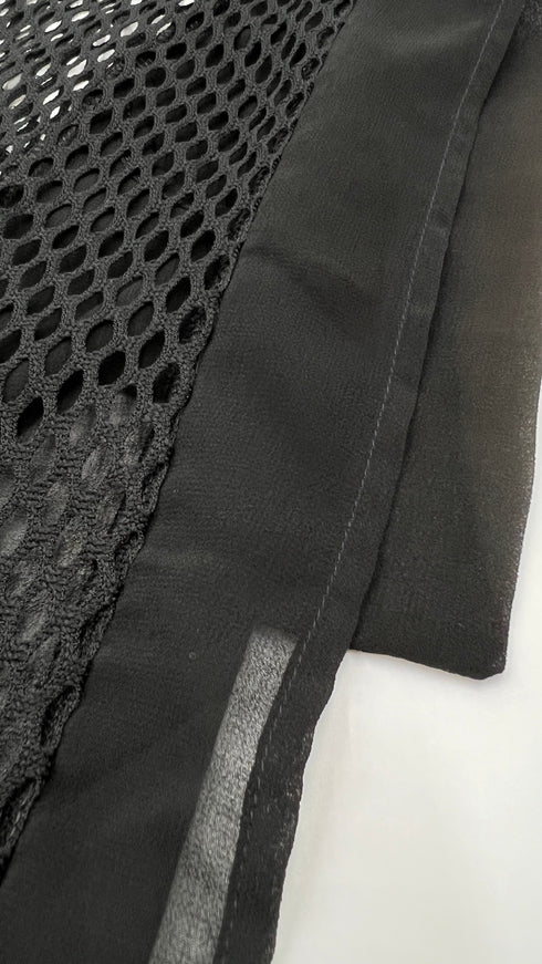 Top mesh nera