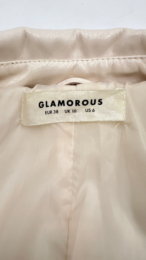 Trench doppiopetto in vinile